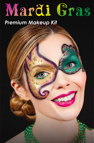 Mehron Maskeeraussetti Mardi Gras